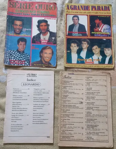 Revistas com letras e cifras popular brasileira