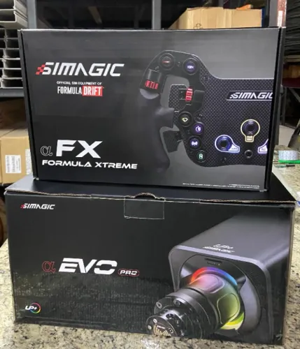 Simagic Simulador Kit DD Evo Pro 18nm + Aro FX