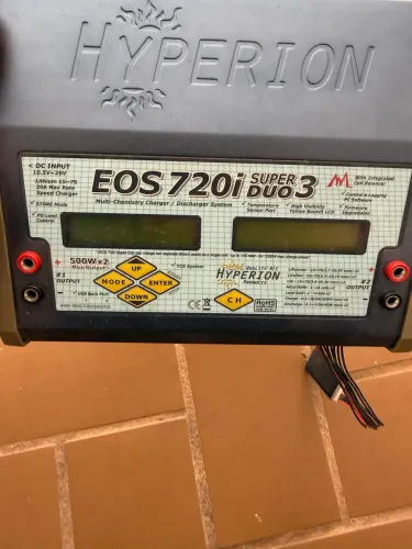 Carregador lipo hyperion 720i duo 1000w 