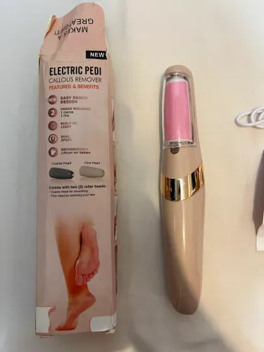 Lixa elétrica para pés nova lacrada