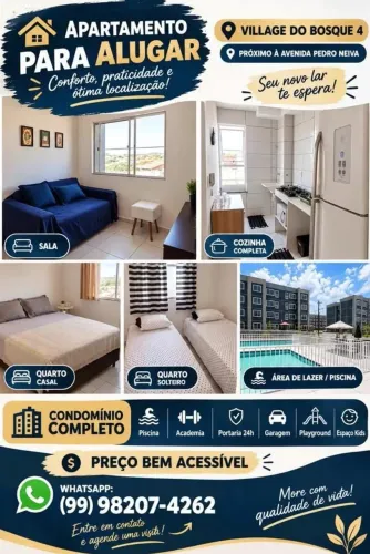 Apartamento Aconchegante Vilage  do Bosque 4