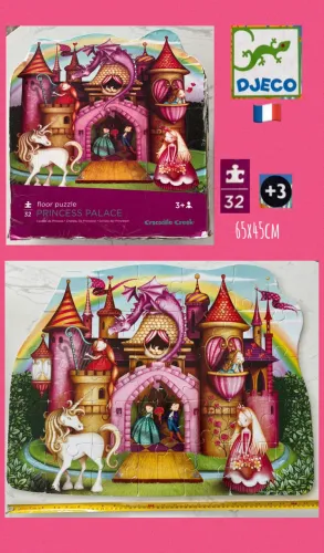 Quebra-cabeças marca Djeco (França). Indicado para +anos