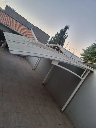Cobertura de garagem de policarbonato!