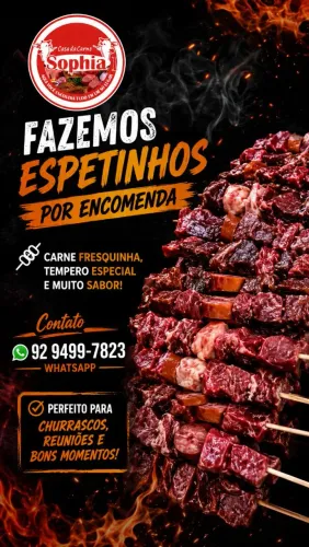 Espetinho por encomenda
