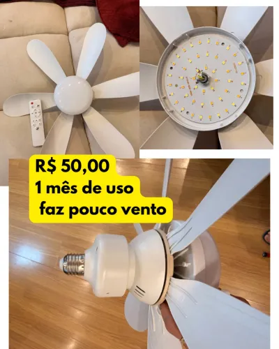 Lâmpada/ventilador