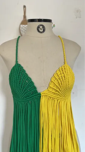 Blusa artesanal Brasil 