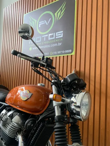 ROYAL ENFIELD INTERCEPTOR 650 LARANJA 2021 - IMPECÁVEL