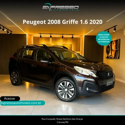 Peugeot 2008 Griffe 1.6 Flex 16V 5P Aut. 2020