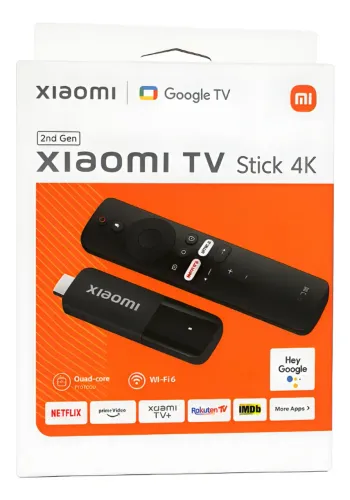 Xiaomi Tv Stick 4k - 2a Geração Com Google Tv