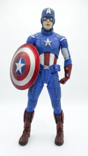 Boneco Capitão América Neca 2013 1/4 45cm Marvel Usado (Usado)