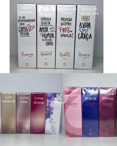 Perfumes femininos Natura 115,00 cada