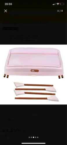 Trocador de bebê com banheira 