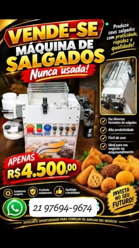 Máquina de fazer salgados