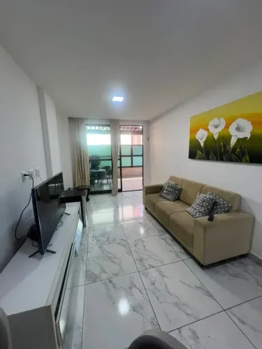 Apartamento para Aluguel - Porteira Fechada- 70m - Intermares-PB