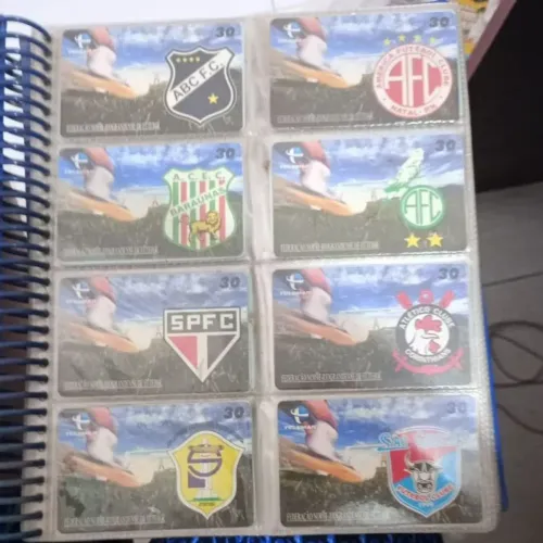 Cartões telefônicos escudos e camisas campeonato potiguar (completa)