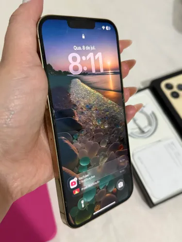 IPHONE 13 PROMAX GOLD 128 