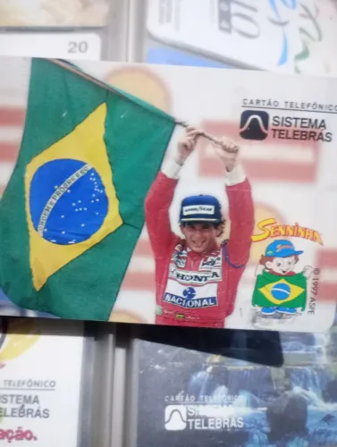 Cartão telefônico Aírton Sena