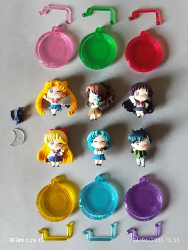 RARO - Petit Chara! Series - Sailor Moon Puchitto Gakuen Seikatsu yo! Hen - 6 figuras