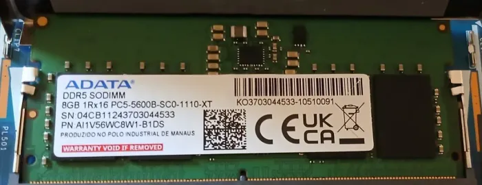 (2x8 - 16GB) Memória RAM 8gb DDR5 Sodimm 5600 Adata