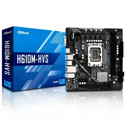 Placa Mãe Asrock H610m-hvs LGA 1700 com caixa