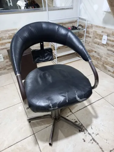 Cadeira hidráulica salão/barbeiro/estética 