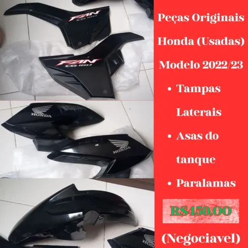 HONDA CG FAN 160 - 2022/23 - Peças Originais usadas