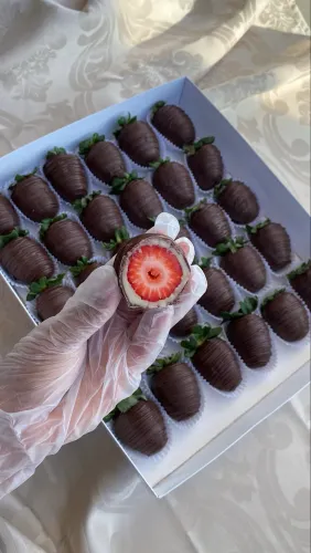 Bombom de morango 