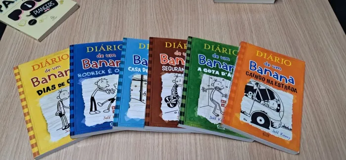 LOTE LIVROS DIÁRIO DE UM BANANA