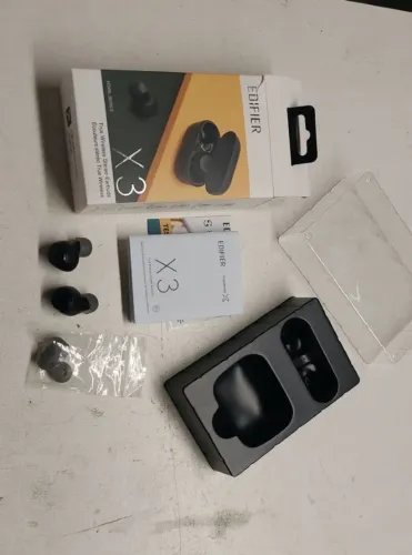 Fone sem fio Edifier X3 bluetooth preto