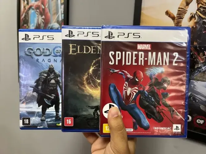 Jogo de PS5 Original Elden Ring, God of War (Somos loja, Valores na Descrição)