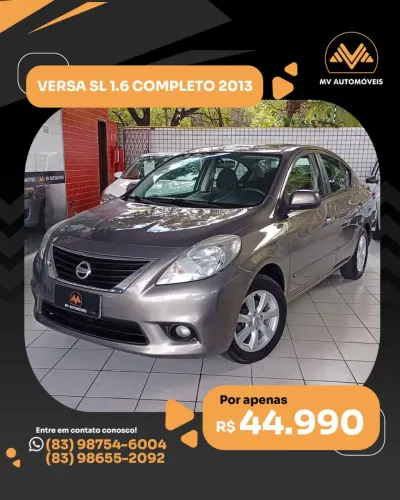 Nissan Versa SL 1.6 16V Flex Fuel 4P Mec. 2013