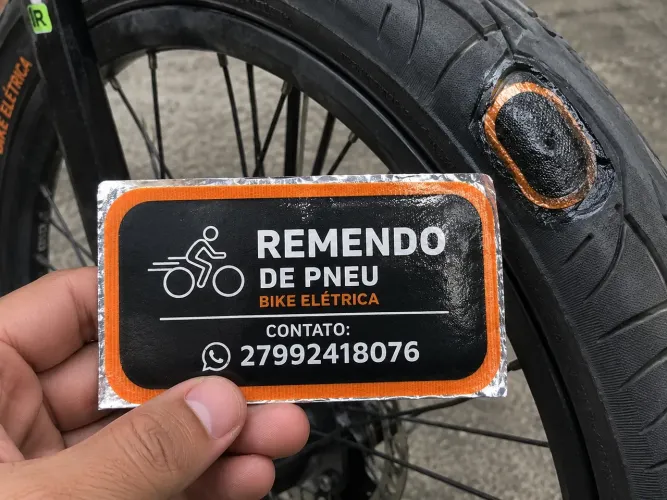Remendo de pneu bike elétrica