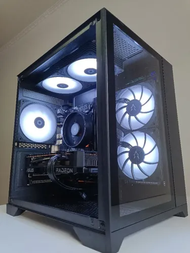PC Gamer START | R5 5500 | RX 7600 | 32GB RAM | SSD 1TB | Pronto para Uso