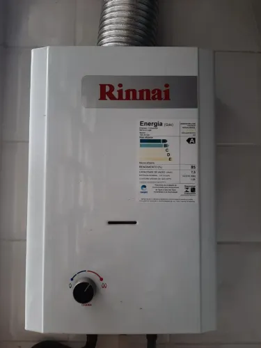 Aquecedor a gás RINNAI 7,5 Litros