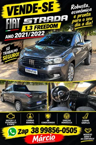 Fiat Strada Freedom 1.3 Flex 8V CS Plus 2022