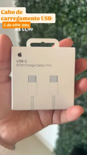 Cabo de carregamento USB - c de 60w (1m)