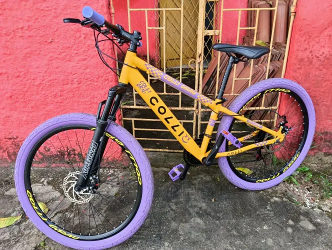 Bicicleta aro 26 colli grau