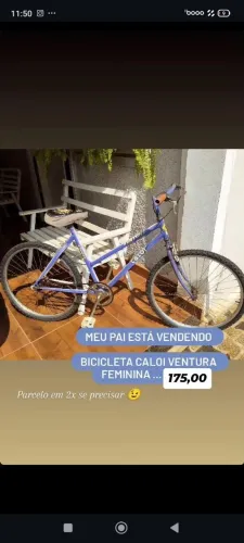 BICICLETA LILÁS