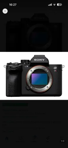Câmera fotográfica profissional Sony alpha A7r
