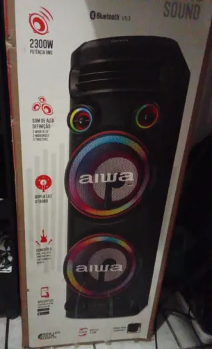 Caixa de som aiwa