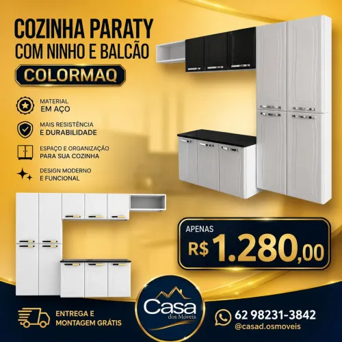 Cozinha Aço Colomarq 2,45mt