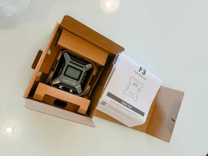 Gravador ZOOM F3 Usado Apenas 3 vezes Praticamento Novo