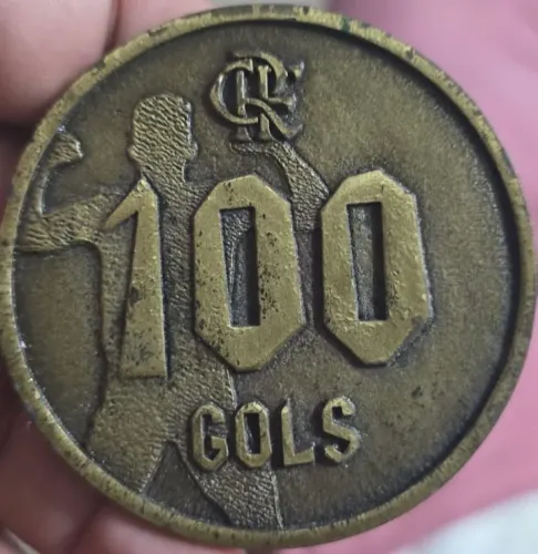 Medalha gabiGol 100 gols 