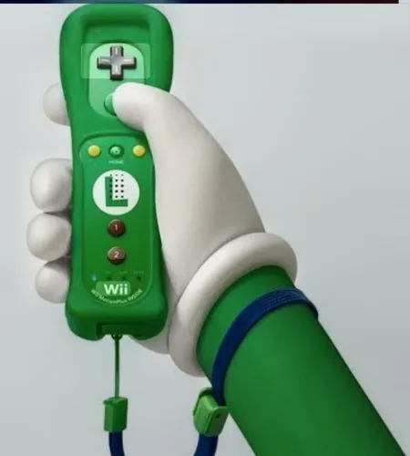Controle Original Nintendo Wii/WiiU Edição Especial Luigi novíssimo