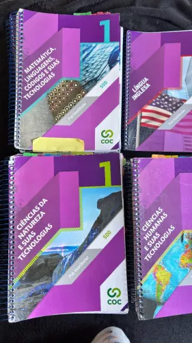 30 apostilas pré-vestibular do Coc - 2022