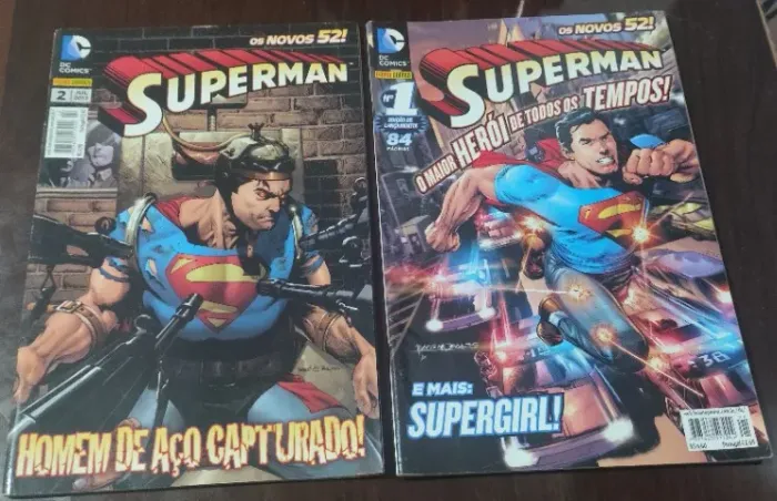 HQ Superman (DC Comics) - Os novos 52! Nº 1 e Nº 2 (Panini Comics 2012)
