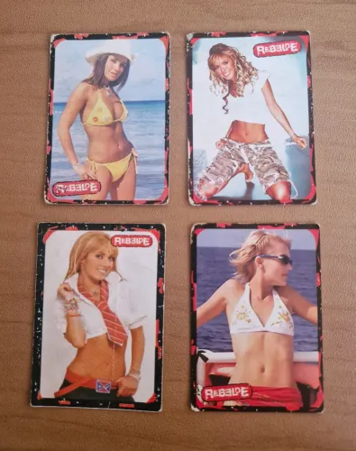 Lote com 10 Cards / Cartas Colecionáveis Rebelde (RBD)