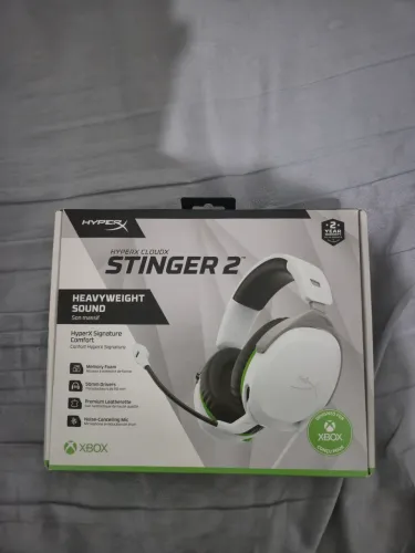 Headset Gamer HyperX CloudX Stinger 2 White - Oficial Xbox / PC (Impecável)