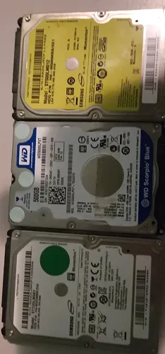 Hd de notebook 120,00 cada