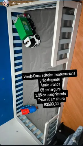 Cama montessoriana (grão de gente)